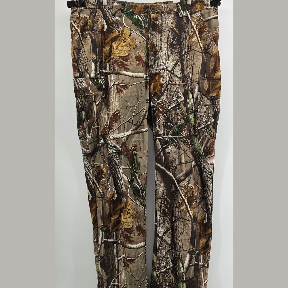 ScentLok Carbon Alloy Realtree Camo Hunting Cargo Pants Mens XLarge XL 42x30